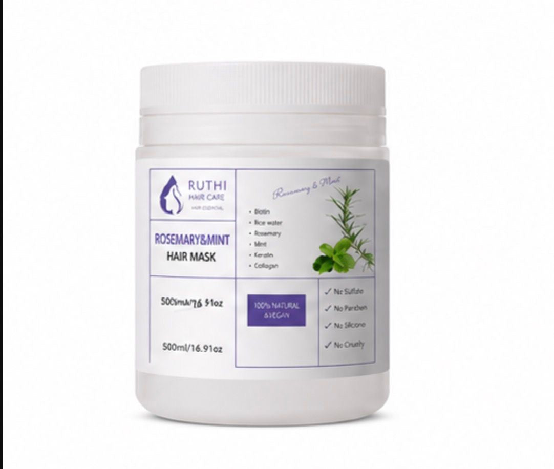 Ruthi rosemary & Mint Deep Repair Hair Mask